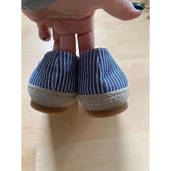 RON White Women Blue Striped "Delilah" Espadrille Loafer - Picture 7 of 7